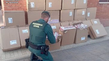 Interceptan en Almuradiel una furgoneta con casi 15.000 cajetillas de tabaco de contrabando