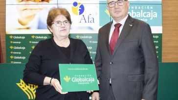 La Fundación Globalcaja sella una colaboración con AFA Albacete para la mejora de terapias para enfermos de Alzhéimer 