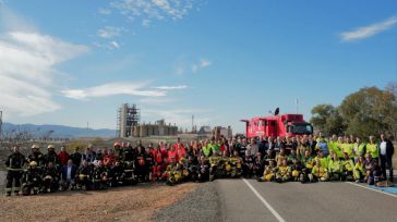 Hasta 110 efectivos de emergencias han participado en el simulacro anual del Complejo Petroquímico de Puertollano