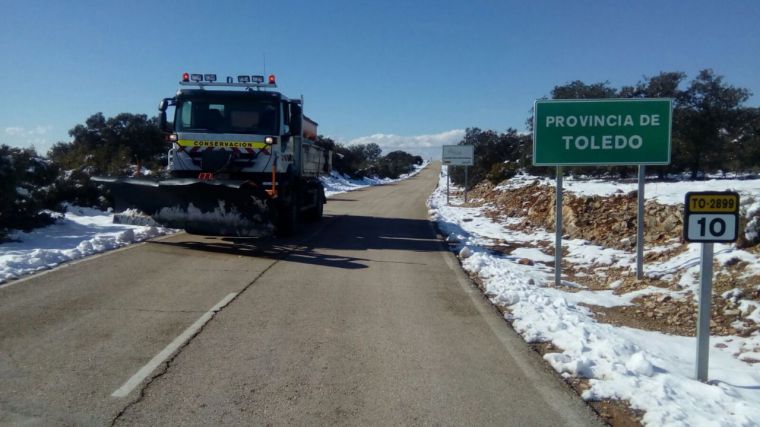 El Plan de Vialidad Invernal de la Diputación de Toledo cuenta con 17 vehículos y 500 toneladas de salmuera