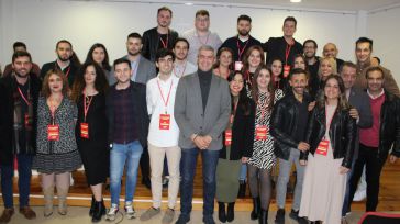 La nueva ejecutiva de Nacho Hernández consigue el respaldo unánime del 11 Congreso de Juventudes Socialistas de Toledo