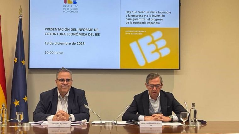 IEE prevé una moderación del crecimiento del PIB en 2024 al 1,5% y un déficit público superior al 3,8%