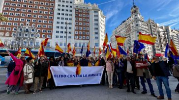 Velázquez destaca la importante presencia de toledanos en la concentración ‘Una España Fuerte’ para defender la igualdad de todos los españoles