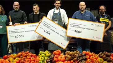 El chef Rubén Sánchez, del restaurante Epílogo de Tomelloso, se lleva la victoria en el Concurso Nacional de Escabeches