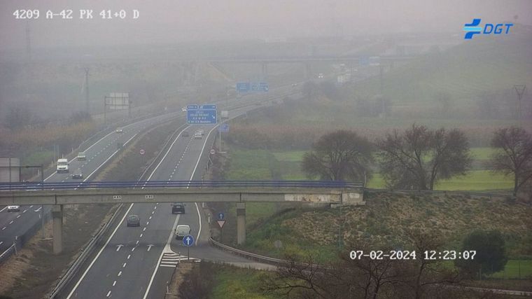 La A-42 en Illescas se descongestiona y la protesta empieza a disolverse pacíficamente tras intervención de la Guardia Civil