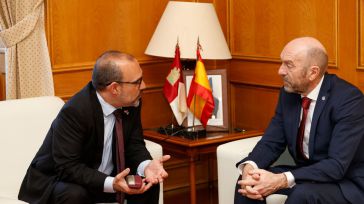 Bellido recibe al presidente de la Junta General del Principado de Asturias