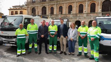Toledo estena 4 nuevos camiones de recogida de basura y 5 baldeadoras para el Casco Histórico “más eficientes y sostenibles”