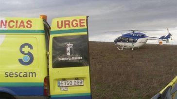 Trasladan en helicóptero a una joven de 16 años herida grave tras un accidente de quad en Polán
