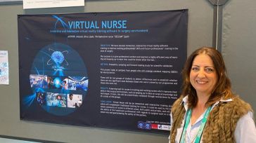 Una enfermera de la Gerencia de Hellín presenta en Estados Unidos un proyecto formativo basado en la realidad virtual