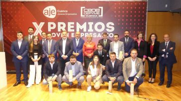 AJE Cuenca celebra sus undécimos premios para poner en valor el futuro que aportan los jóvenes empresarios 