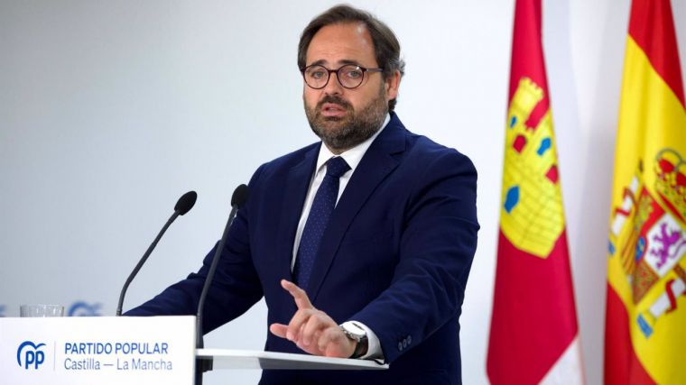 Núñez pide a Page que no busque a Feijóo como enemigo cuando es Sánchez el que autoriza un trasvase 'cada mes'