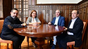 El Gobierno de la Diputación de Toledo muestra su cercanía y colaboración con la Junta pro-Corpus de Toledo