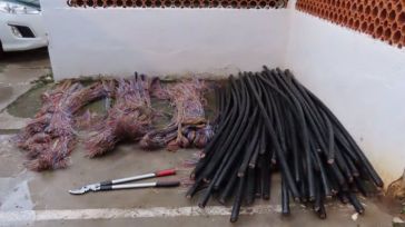 Catorce detenidos por robos continuados de cable de cobre en la comarca de Puertollano 