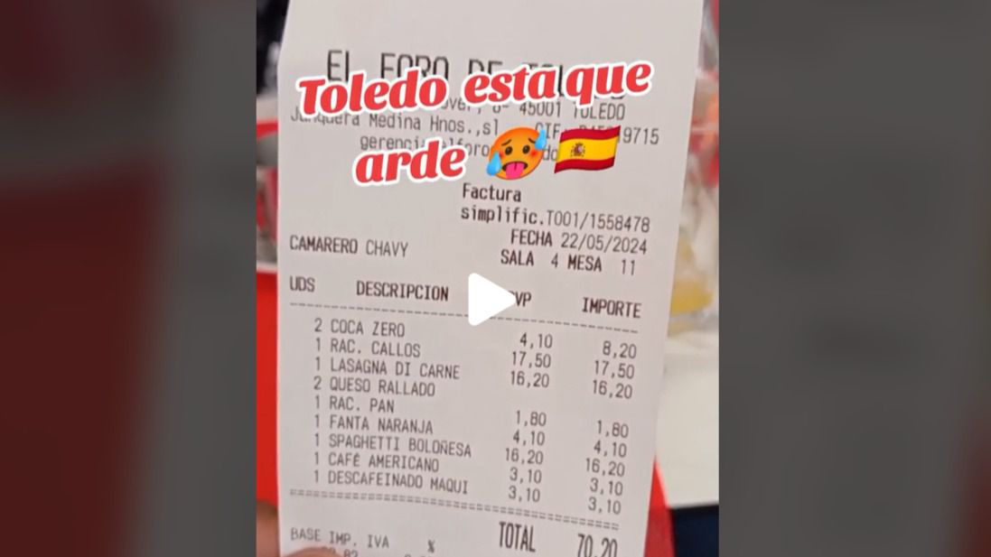 Publica en internet lo que le han cobrado por un refresco en un conocido local de Toledo y las redes arden