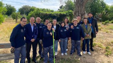 La Diputación de Toledo pone en marcha, por primera vez, un programa de formación en actividades de jardinería con la asociación Down Toledo