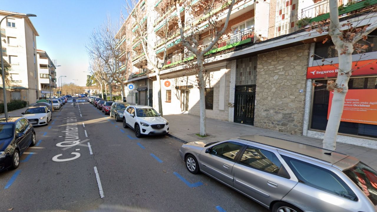 Aparatoso incendio en un edificio del barrio de La Reconquista de Toledo