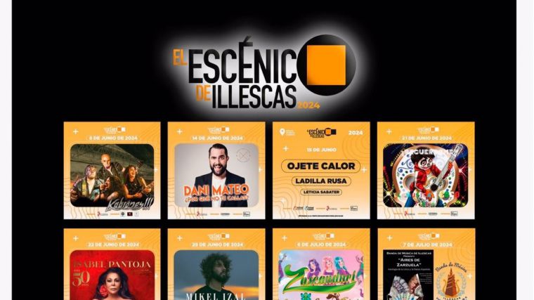 Isabel Pantoja, Sergio Dalma e Izal, cabezas de cartel del 'Escénico' de Illescas que arranca este sábado
