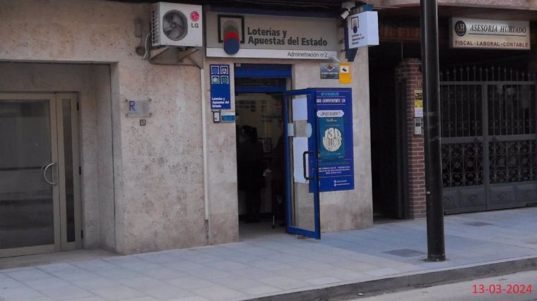 El primer premio de la Lotería Nacional deja 600.000 euros en Tomelloso 