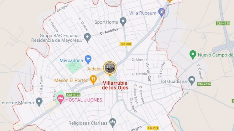 Fallece un motorista de 55 años tras chocar con un turismo en Villarrubia de los Ojos