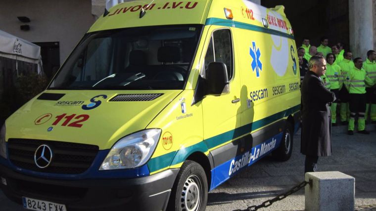 Tres personas heridas en una colisión frontal de vehículos en Huerta de Valdecarábanos
