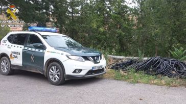 Detenidas otras tres personas por robo de cable de cobre en la provincia de Guadalajara
