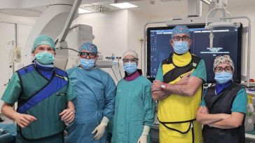 El Hospital General Universitario de Ciudad Real realiza por primera vez un test de oclusión vascular cerebral