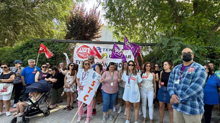 La plantilla de Atento en Toledo secunda al 100% la huelga de 24 horas para denunciar un ERE encubierto a 134 empleadas