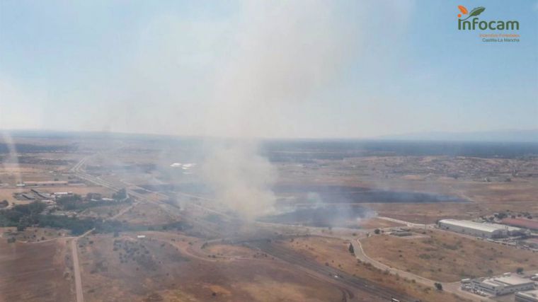 Dos incendios iniciados este martes ponen en jaque a la provincia de Toledo
