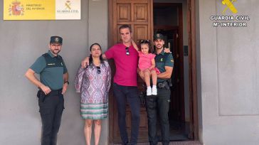 Dos guardias civiles de Villarrobledo salvan la vida de una niña de tres años que se estaba asfixiando