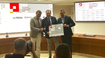 AGROVIN recibe el premio "PYME del Año" de Ciudad Real