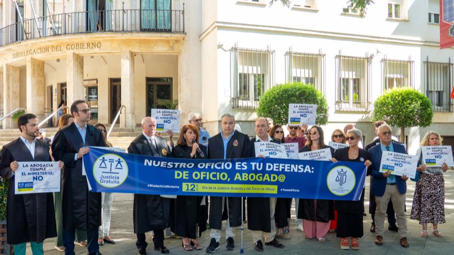 Los letrados y letradas del Turno de Oficio exigen una respuesta al Ministerio de Justicia en el Día del Turno de Oficio y la Justicia Gratuita 2024