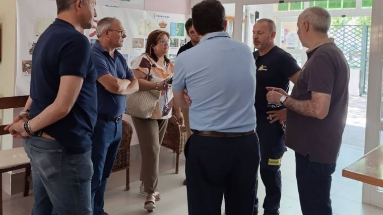 El presidente de la Diputación de Ciudad Real expresa su pesar por el incendio en la residencia de Villarrubia