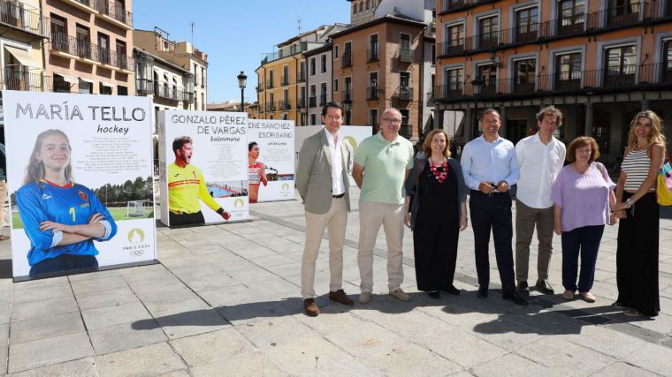Los deportistas olímpicos de Toledo adornarán la plaza de Zocodover