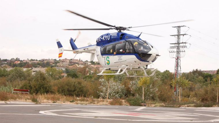 Herido de gravedad un trabajador en Valsalobre tras caer desde unos tres metros de altura
