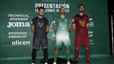El CD Toledo presenta su equipación para la próxima temporada y renueva su patrocinio con Cerveza LA SAGRA
