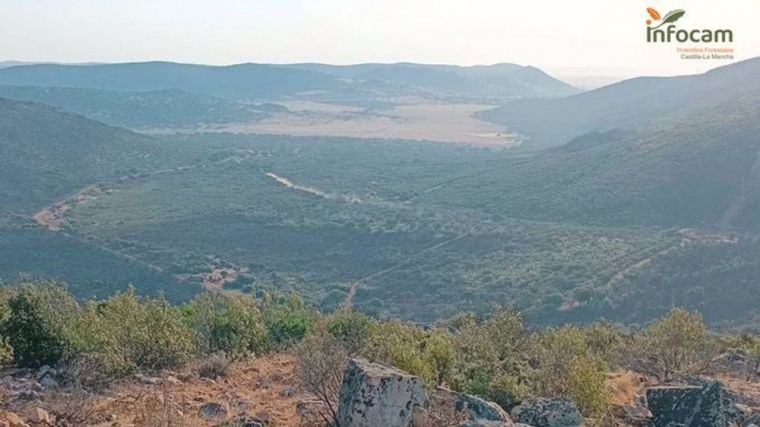 Desciende a nivel 0 el incendio de Argamasilla, que ya ha calcinado más de 600 hectáreas