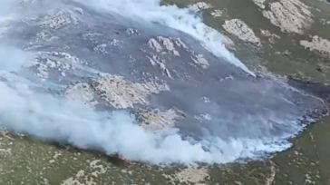 Controlado el incendio de Cantalojas (Guadalajara)