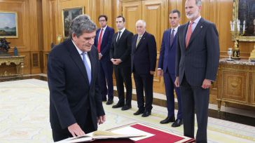  José Luis Escrivá y Óscar López prometen sus nuevos cargos ante el Rey en Zarzuela