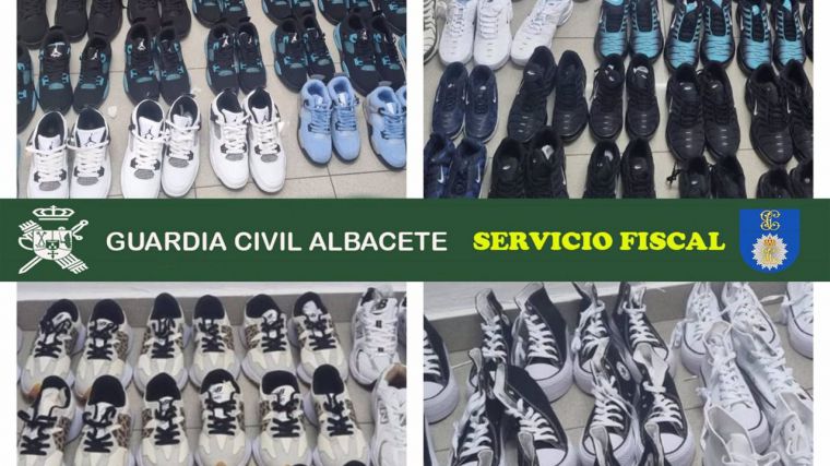 Investigado por intentar vender 245 pares de zapatillas falsas en un mercadillo de Alcaraz