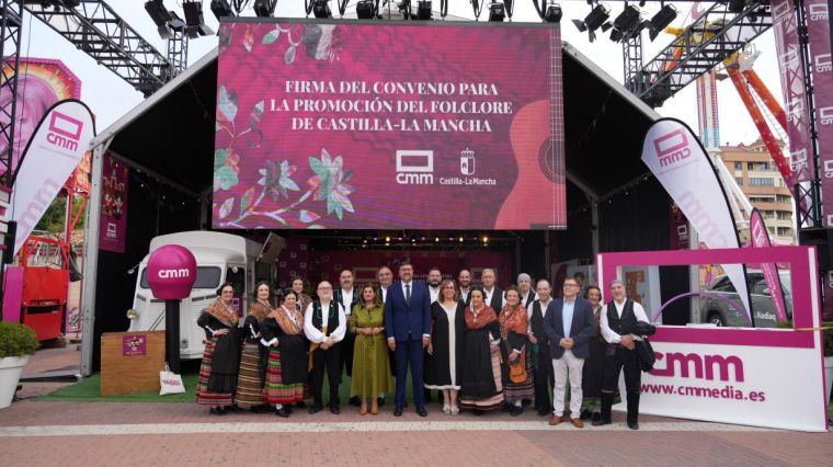 El Gobierno regional y CMMedia impulsarán el I Festival de Folclore de Castilla-La Mancha