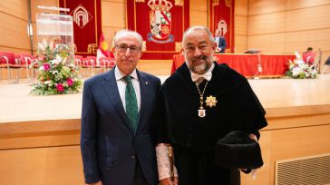 El presidente de Globalcaja hace valer el compromiso de la entidad con la UCLM durante la apertura del curso académico