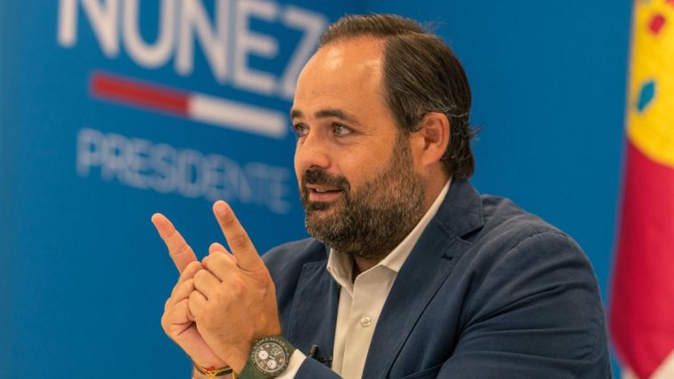 Núñez exige a Page que 'haga caer' a Sánchez con su rechazo al cupo catalán y que se lo traslade este viernes