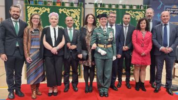 El presidente del Parlamento de CLM participa en la Fiesta de la Guardia en Guadalajara