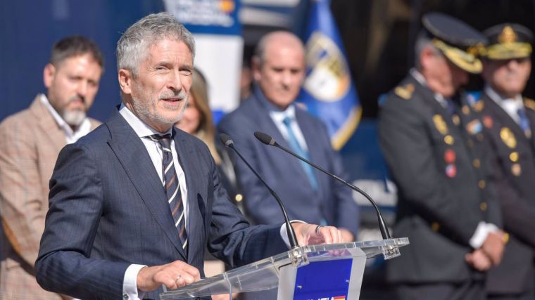 Marlaska se remite a las palabras de Saiz sobre el centro de migrantes en CLM y dice que se está en fase de valoración