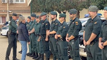 Un total de 57 guardias civiles destinados en C-LM parten a Valencia