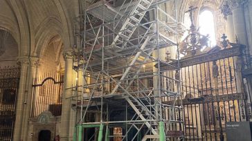 Comienza la restauración de la antesala capitular de la Catedral de Toledo y del retablo de la capilla de San Eugenio