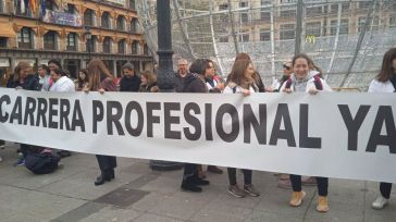 Decenas profesionales sanitarios demandan en Toledo la recuperación de la carrera profesional