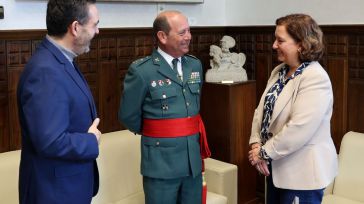 La presidenta de la Diputación de Toledo se despide del General Cortés Méndez