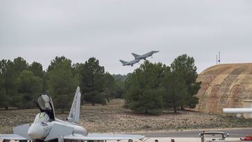 Seis aviones de la base de Los Llanos (Albacete) se despliegan para la defensa del espacio aéreo entre Rumanía y Ucrania