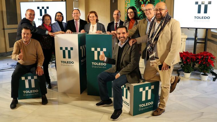 Cedillo presenta la nueva identidad corporativa de la Diputación de Toledo, representada con una doble “T” cargada de simbolismo